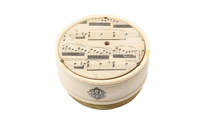 Lot 1014 - An unusual late 19th century clockwork erotic ivory pin cushion, circa 1880