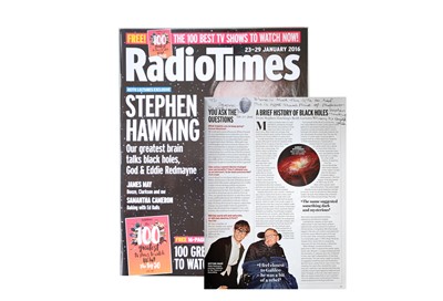 Lot 464 - Hawking (Stephen)