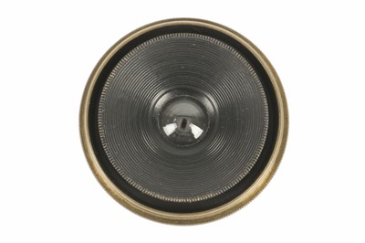 Lot 2 - An Emil Busch Rathenow Pantoskop-Anastigmat No. 2 Brass Wide Angle Lens