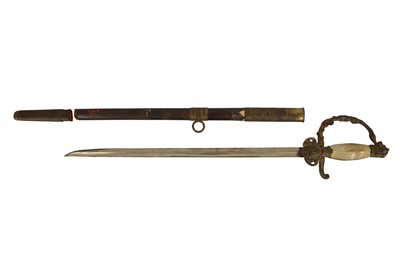 Lot 367 - A late 19th Century Austrian court sword and scabbard