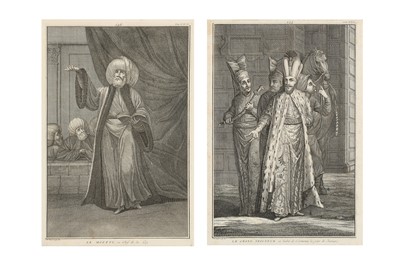 Lot 815 - TWO LITHOGRAPHED PLATES: THE MUFTI AND THE NOBLEMAN