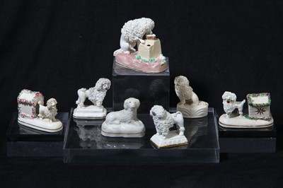 Lot 218 - A Staffordshire porcelain quill vase, circa 1820-50