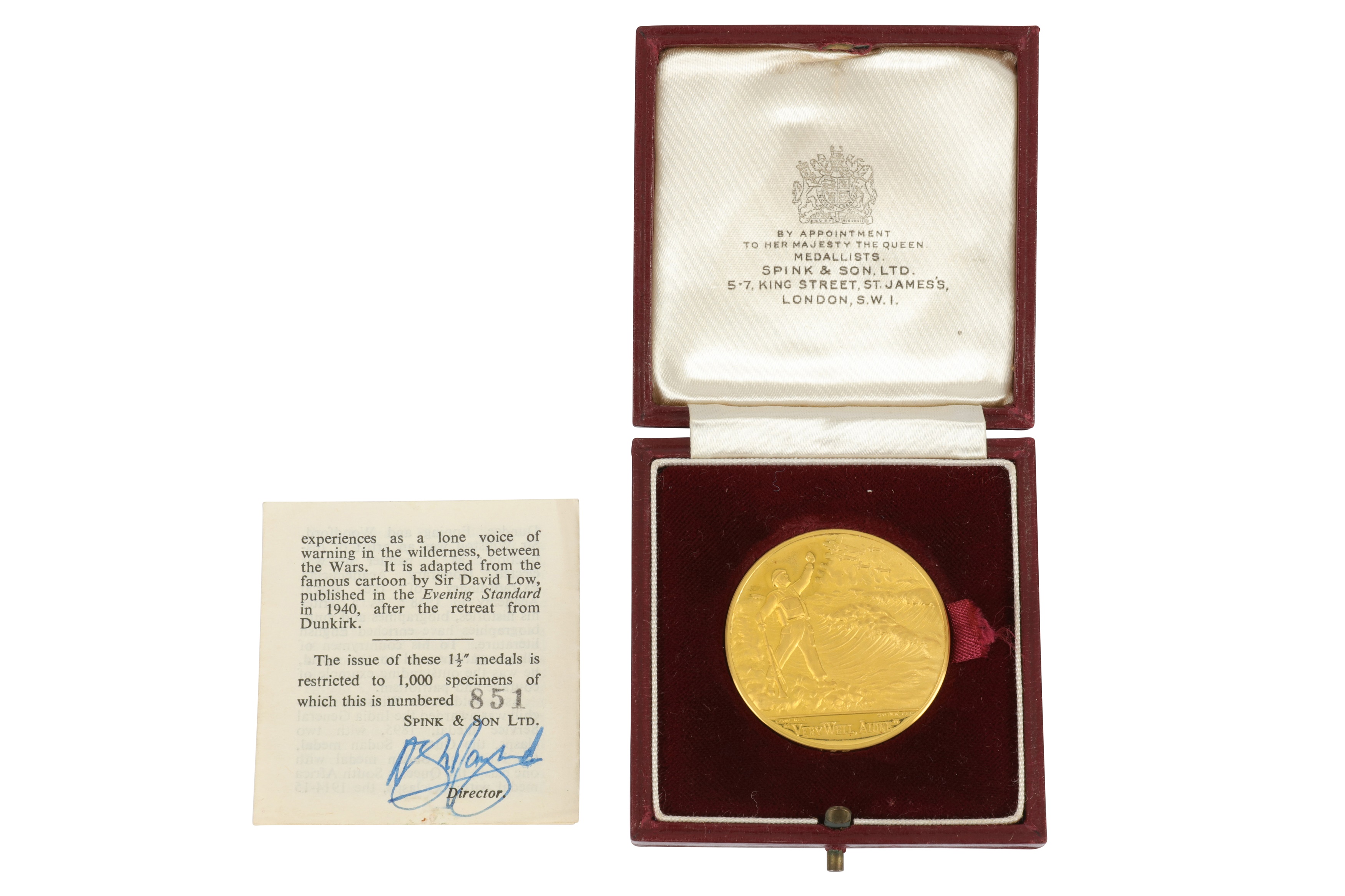 Lot 154 - Spink & Sons. Sir Winston Churchill