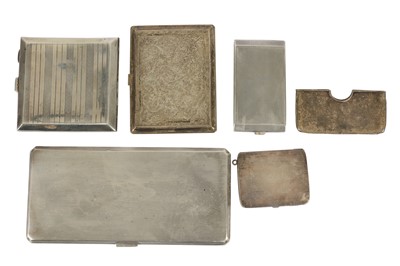 Lot 350A - A small collection of silver cigarette cases