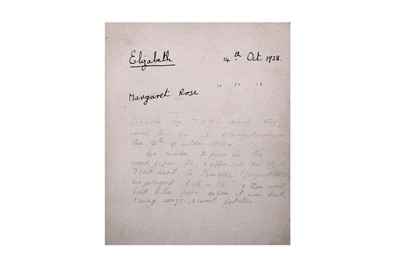 Lot 409 - Autograph Album.- Princess Elizabeth & Princess Margaret
