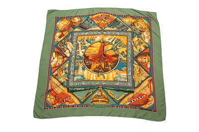 Lot 135 - Hermes 'Au Son du Tam Tam' Silk Scarf