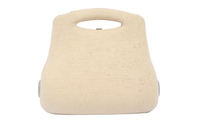 Lot 346 - CHANEL BEIGE MILLENNIUM FUTURISTIC HARD CASE BAG