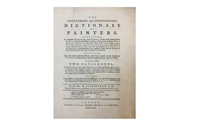 Lot 469 - Pilkington (Matthew)