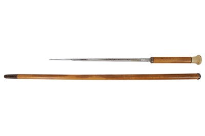Lot 115 - AN EARLY 20TH CENTURY ENGLISH SWORD STICK / CANE