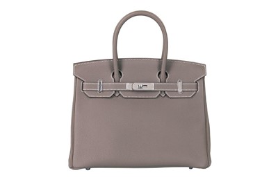 Lot 58 - Hermes Etoupe Togo Birkin 30