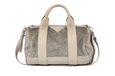 Lot 66 - Alexander Wang Pewter Grey Rocco Duffel Bag