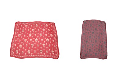 Lot 19 - Alexander McQueen Silk Skull Print Scarves