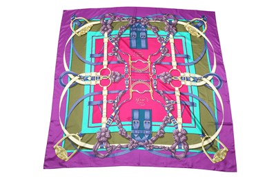 Lot 52 - Hermes 'Grand Manege' Silk Scarf
