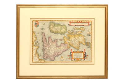 Lot 639 - Ortelius (Abraham), Angliae, Scotiae et Hiberniae, Sive Britannicar Insularum Descriptio