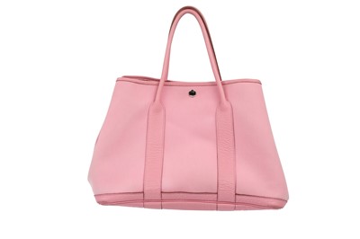 Lot 20 - Hermes Pink Toile Garden Party 36
