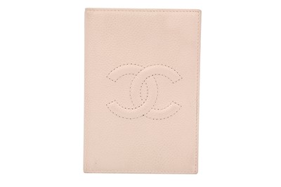 Lot 32 - Chanel Pale Pink CC Logo Passport Holder