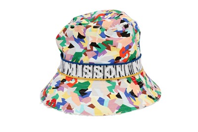 Lot 126 - Missoni Mare Multicolour Itarsia Trim Bucket Hat - Size L
