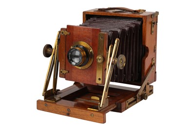 Lot 10 - An Early Sanderson Regular Quarter Plate Camera