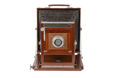 Lot 56 - A Sands, Hunter & Co 'The Cranbourn' 5x4 Field Camera
