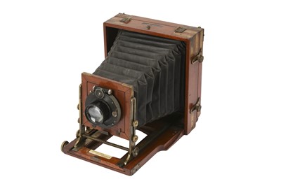 Lot 42 - A J. Lancaster & Son Euryscope Half Plate Instantograph Camera