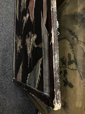 Lot 273 - A CHINESE COROMANDEL LACQUER 'WARRIORS' PANEL.