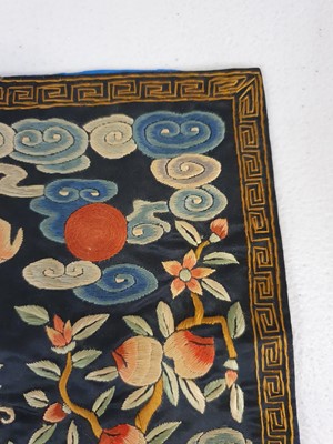 Lot 369 - A PAIR OF CHINESE MILITARY OFFICIAL'S QILIN RANK BADGES, BU ZI.