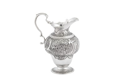 Lot 455 - A George II silver cream jug, London circa 1750 by John Pollock (this mark reg. 26th June 1739)