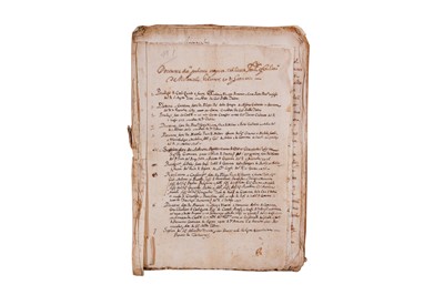 Lot 1641 - 17th-century Italian documents.