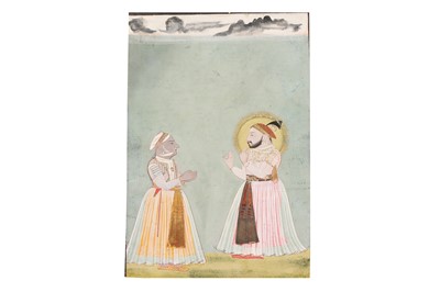 Lot 381 - A PORTRAIT OF MAHARANA SANGRAM SINGH II OF MEWAR (1690 - 1734)