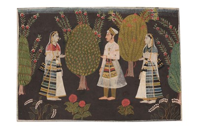 Lot 379 - A MEETING IN THE GARDEN