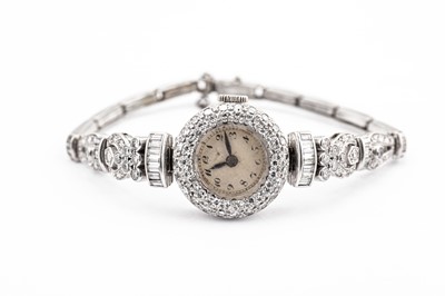 Lot 173 - A diamond cocktail watch, circa...