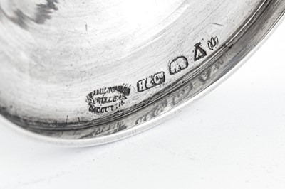 Lot 134 - A mid-19th century Indian colonial silver standing cup, Calcutta dated 1867 by Hamilton & Co