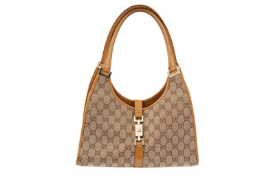 Lot 170 - Gucci Beige Monogram Jackie  Bag