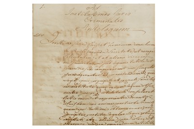 Lot 347 - Law Manuscript.- Ranucci (Pietro)
