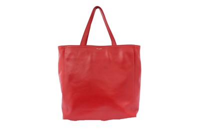 Lot 5 - Saint Laurent Red Classic Museum Tote