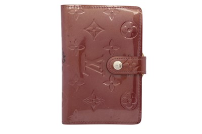 Lot 56 - Louis Vuitton Rouge Fauviste Monogram Vernis French Purse