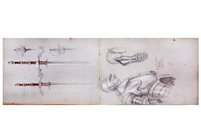 Lot 658 - Vacher (Charles) An album of sketches and watercolours from a tour through Europe