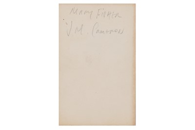 Lot 222 - Julia Margaret Cameron (1815-1879)