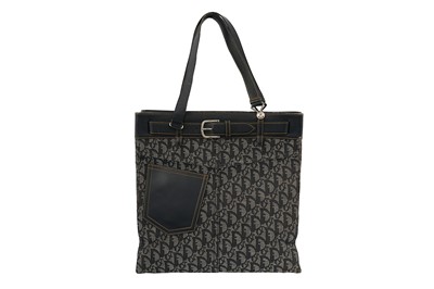 Lot 87 - Christian Dior Navy Monogram Belt Tote