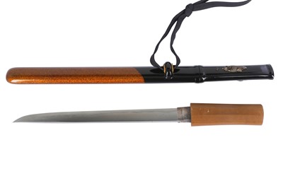 Lot 766 - A JAPANESE TANTO (SHORT SWORD).
