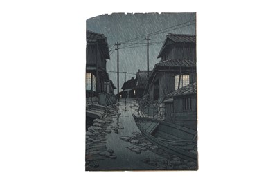 Lot 803 - A JAPANESE WOODBLOCK PRINT BY KAWASE  HASUI.