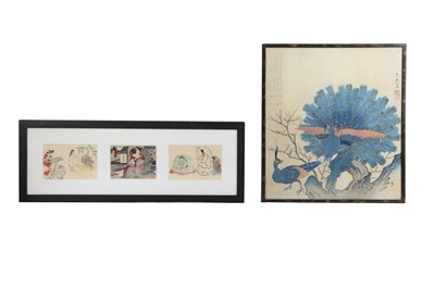 Lot 791 - SIX FRAMED MISCELLANEOUS WOODBLOCK PRINTS.