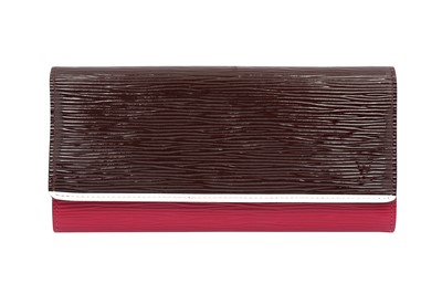 Lot 47 - Louis Vuitton Tricolur Epi Flores Wallet