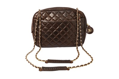 Lot 185 - Chanel Brown Large Camera Bag