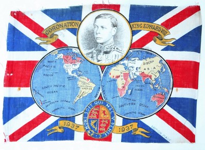 Lot 415 - Coronation Flags.