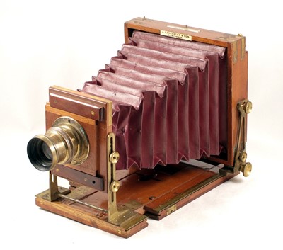 Lot 43 - J Lancaster & Son Half Plate Special Instantagraph