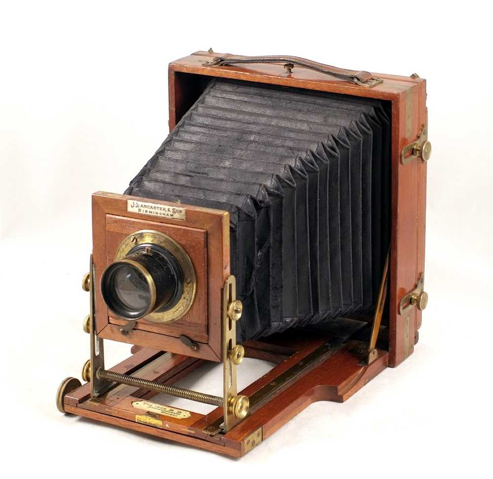 Lot 44 - J Lancaster & Son Half Plate B.B 1900 Instantagraph
