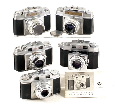 Lot 382 - Group of Five Agfa Rangefinder Cameras