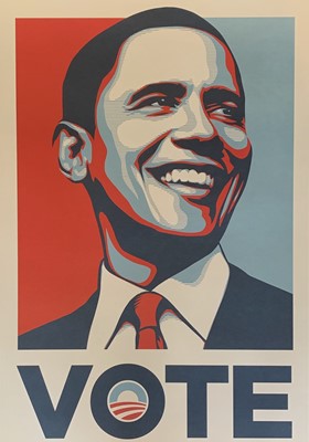 Lot 438 - Shepard Fairey (American, b.1970) Vote