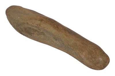 Lot 63 - AN ANCIENT CHINESE PERIOD JADE MATRIX PESTLE